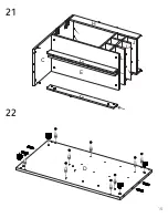 Preview for 16 page of TUHOME Furniture CAMELIA BAR CART Assembly Instructions Manual