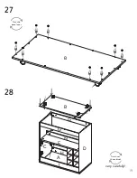 Preview for 19 page of TUHOME Furniture CAMELIA BAR CART Assembly Instructions Manual