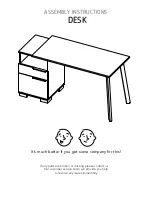 Preview for 1 page of TUHOME Furniture Congo ELG5968 Assembly Instructions Manual