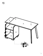 Preview for 14 page of TUHOME Furniture Congo ELG5968 Assembly Instructions Manual