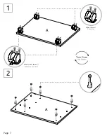 Preview for 7 page of TUHOME Furniture DUKAT MLV4443 Assembly Instructions Manual