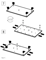 Preview for 10 page of TUHOME Furniture DUKAT MLV4443 Assembly Instructions Manual