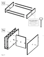 Preview for 13 page of TUHOME Furniture DUKAT MLV4443 Assembly Instructions Manual