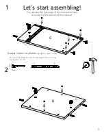 Preview for 6 page of TUHOME Furniture ECO NIGHTSTAND Assembly Instructions Manual