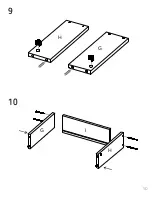 Preview for 10 page of TUHOME Furniture ECO NIGHTSTAND Assembly Instructions Manual