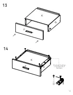 Preview for 12 page of TUHOME Furniture ECO NIGHTSTAND Assembly Instructions Manual