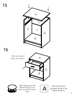 Preview for 13 page of TUHOME Furniture ECO NIGHTSTAND Assembly Instructions Manual