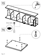 Preview for 13 page of TUHOME Furniture ELB4771 Assembly Instructions Manual