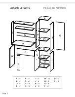 Preview for 5 page of TUHOME Furniture ELW 3938 Assembly Instructions Manual