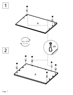 Preview for 7 page of TUHOME Furniture ELW 3938 Assembly Instructions Manual