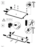 Preview for 8 page of TUHOME Furniture ELW 3938 Assembly Instructions Manual