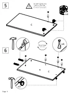 Preview for 9 page of TUHOME Furniture ELW 3938 Assembly Instructions Manual