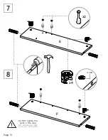 Preview for 10 page of TUHOME Furniture ELW 3938 Assembly Instructions Manual