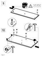 Preview for 11 page of TUHOME Furniture ELW 3938 Assembly Instructions Manual