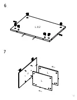 Preview for 10 page of TUHOME Furniture GINGER KITCHEN ISLAND Assembly Instructions Manual