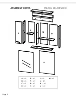 Preview for 5 page of TUHOME Furniture GLB 6752 Assembly Instructions Manual