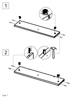 Preview for 7 page of TUHOME Furniture GLB 6752 Assembly Instructions Manual