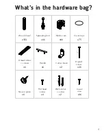 Preview for 4 page of TUHOME Furniture HMS CBD7667 Assembly Instructions Manual