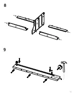 Preview for 11 page of TUHOME Furniture HMS CBD7667 Assembly Instructions Manual