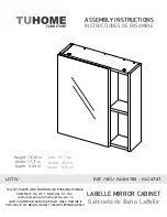 TUHOME Furniture LABELLE GLC4767 Assembly Instructions Manual preview