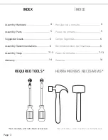 Preview for 3 page of TUHOME Furniture Leto ZLW4759 Assembly Instructions Manual