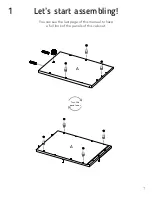 Preview for 7 page of TUHOME Furniture LINEN CABINET Assembly Instructions Manual