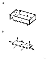 Preview for 11 page of TUHOME Furniture LINEN CABINET Assembly Instructions Manual