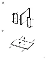 Preview for 13 page of TUHOME Furniture LINEN CABINET Assembly Instructions Manual