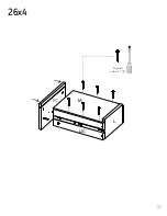 Preview for 21 page of TUHOME Furniture LINEN CABINET Assembly Instructions Manual