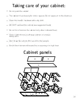 Preview for 24 page of TUHOME Furniture LINEN CABINET Assembly Instructions Manual