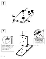 Preview for 8 page of TUHOME Furniture LUZZO MLD5958 Assembly Instructions Manual