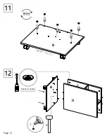 Preview for 12 page of TUHOME Furniture LUZZO MLD5958 Assembly Instructions Manual