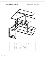 Предварительный просмотр 5 страницы TUHOME Furniture MASAI ELI5712 Assembly Instructions Manual