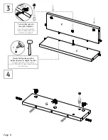 Предварительный просмотр 8 страницы TUHOME Furniture MASAI ELI5712 Assembly Instructions Manual