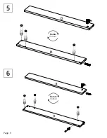 Предварительный просмотр 9 страницы TUHOME Furniture MASAI ELI5712 Assembly Instructions Manual