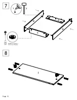 Предварительный просмотр 10 страницы TUHOME Furniture MASAI ELI5712 Assembly Instructions Manual