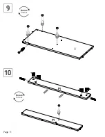 Предварительный просмотр 11 страницы TUHOME Furniture MASAI ELI5712 Assembly Instructions Manual