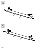 Предварительный просмотр 16 страницы TUHOME Furniture MASAI ELI5712 Assembly Instructions Manual