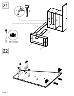 Предварительный просмотр 17 страницы TUHOME Furniture MASAI ELI5712 Assembly Instructions Manual