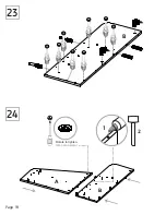 Предварительный просмотр 18 страницы TUHOME Furniture MASAI ELI5712 Assembly Instructions Manual