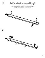 Preview for 6 page of TUHOME Furniture MEMPHIS BAR CART Assembly Instructions Manual