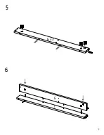 Preview for 8 page of TUHOME Furniture MEMPHIS BAR CART Assembly Instructions Manual