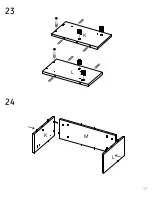 Предварительный просмотр 17 страницы TUHOME Furniture MEMPHIS BAR CART Assembly Instructions Manual