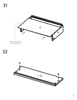 Предварительный просмотр 21 страницы TUHOME Furniture MEMPHIS BAR CART Assembly Instructions Manual