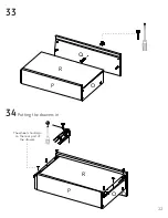 Предварительный просмотр 22 страницы TUHOME Furniture MEMPHIS BAR CART Assembly Instructions Manual