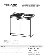 TUHOME Furniture MIV 4450 Assembly Instructions Manual preview