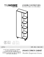 Preview for 1 page of TUHOME Furniture MLB 3921 Assembly Instructions Manual