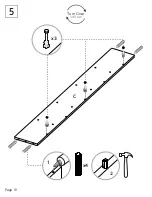 Preview for 10 page of TUHOME Furniture MLB 3921 Assembly Instructions Manual