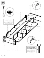 Preview for 17 page of TUHOME Furniture MLB 3921 Assembly Instructions Manual