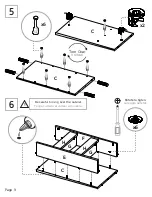 Preview for 9 page of TUHOME Furniture MLB4228 Assembly Instructions Manual